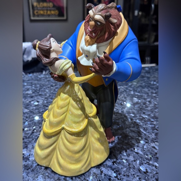 â¨Vintage WDCC Beauty Beast Dance Figurine Disney Magic in Hand-Painted Porcelain - Picture 1 of 14